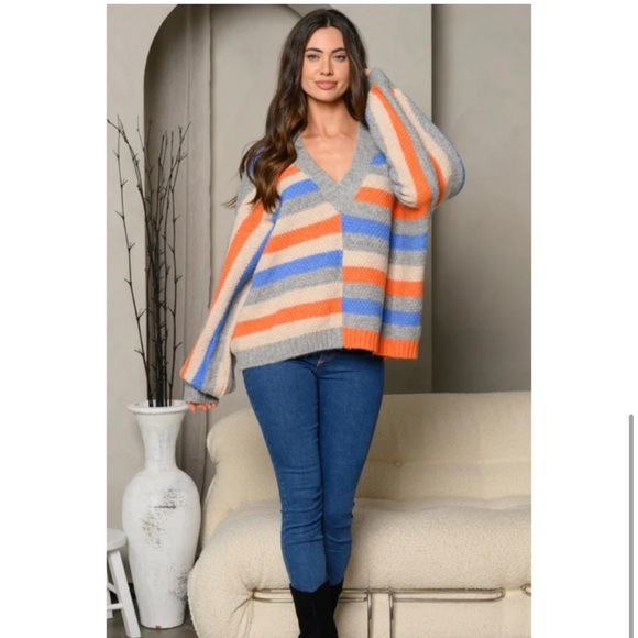 ❤️Oversized Color Block Sweater 5 for $10 Deal! - Picture 3 of 5